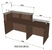 Quầy lễ tân QLT104 (2.2m)