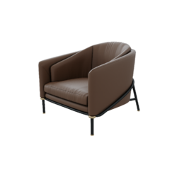 Ghế Sofa Đơn Bọc Da Cao Cấp - SOFA05BD