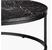BÀN SOFA TRÒN CHÂN SẮT - MẶT ĐÁ ĐEN, TRẮNG VÂN MÂY - BTSF2409-02