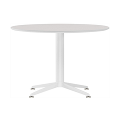 Bàn ăn tròn - Sơn trắng phong cách tối giản BAT2409-11